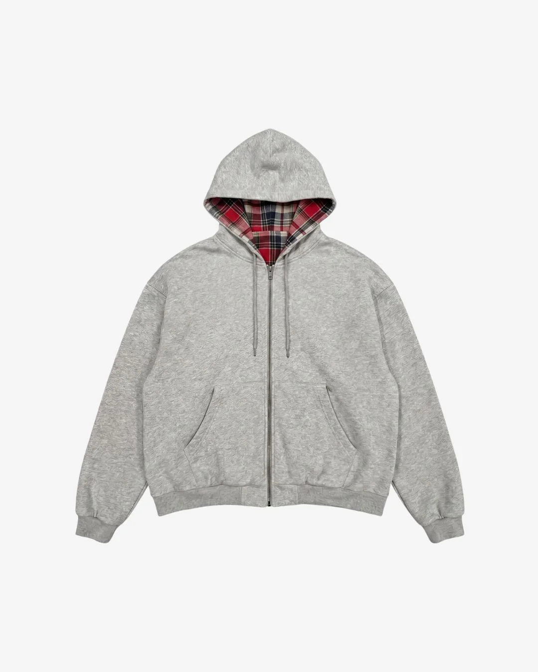 Zip-up hoodie Reversible Winsley — Streetwear Y2K Plaid Oversize 2-in-1 – ALYXEN