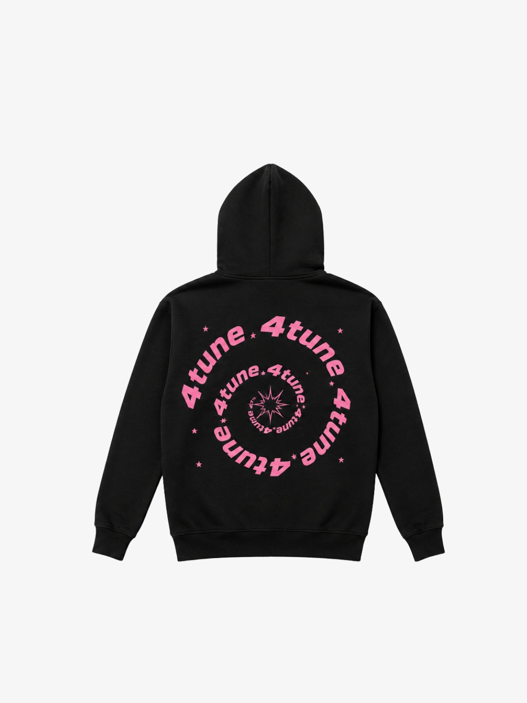 Full Zip 4Tune rose Y2K vue arrière spirale rose