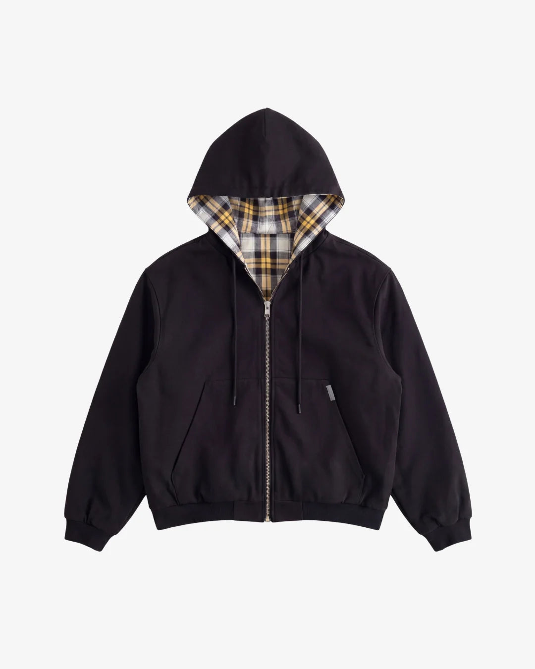 Hoodie Zippé Réversible Winsley — Streetwear Y2K Plaid Oversize 2 En 1 – ALYXEN