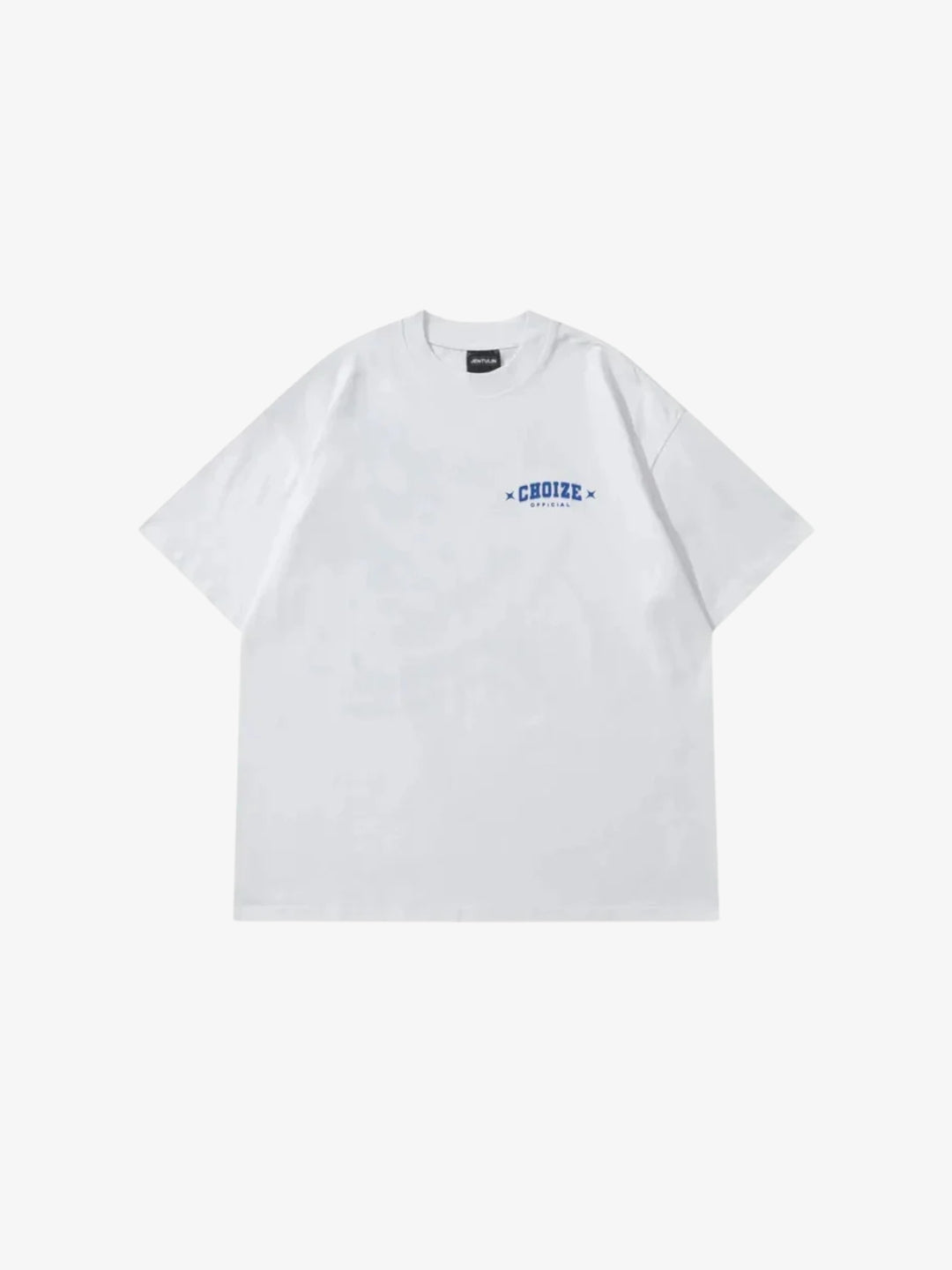 Choize Official hvid grafisk T-shirt set forfra