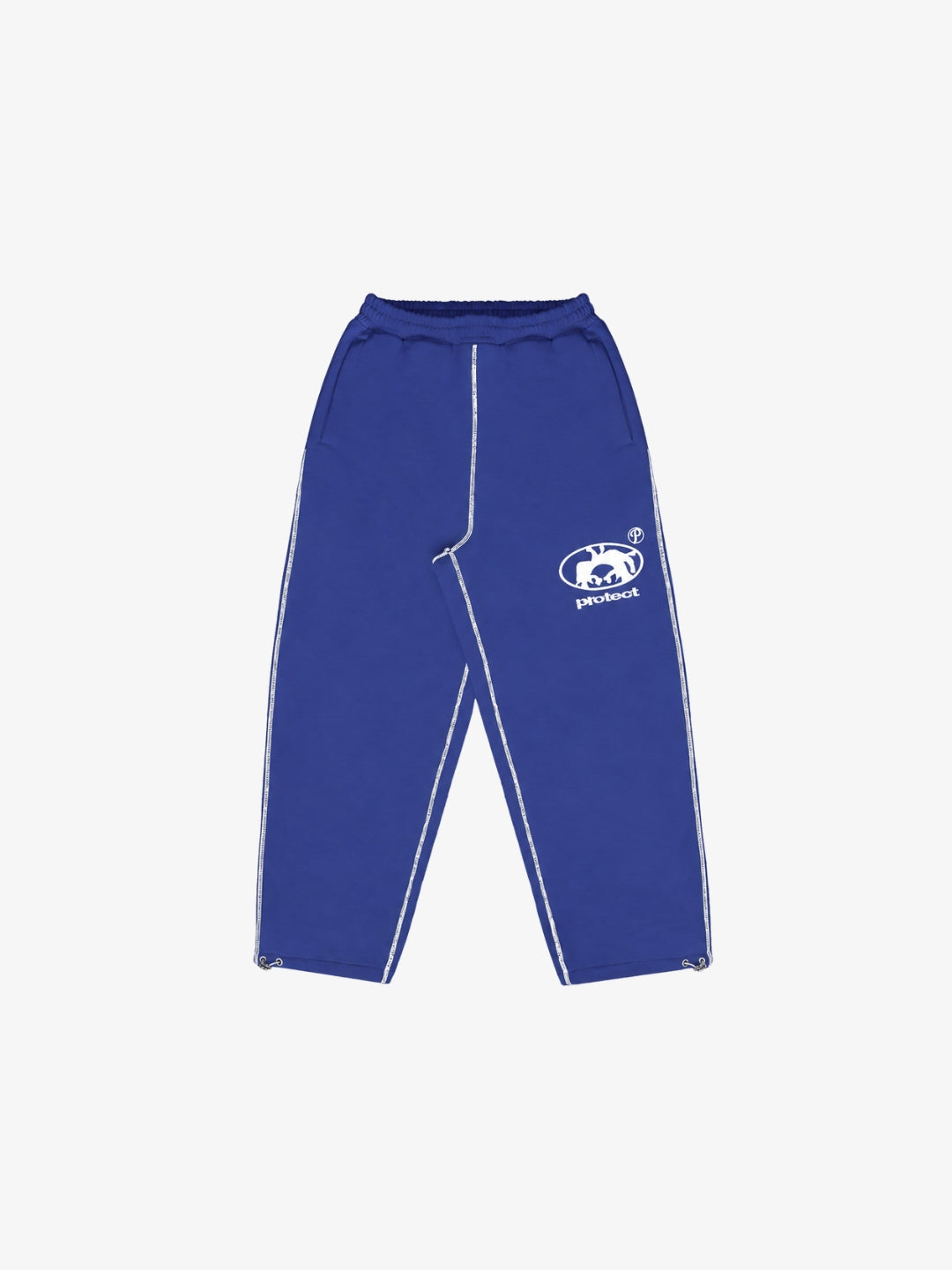 Jogging Protect bleu baggy Y2K vue avant