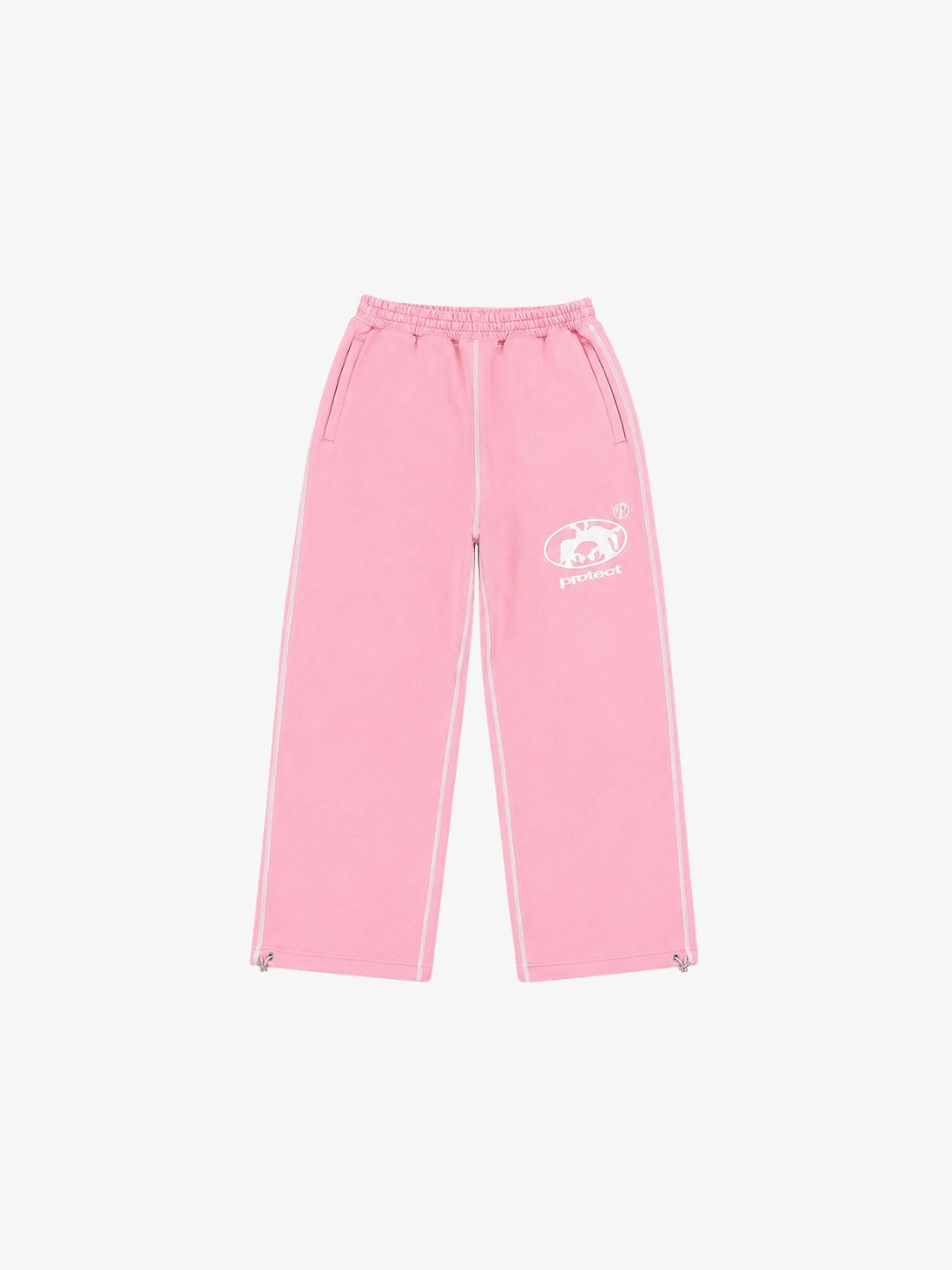 Jogging Protect rose baggy Y2K vue avant