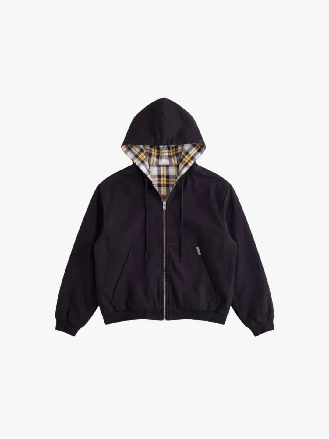Reversible Plaid Zip-Up Hoodie | ALYXEN