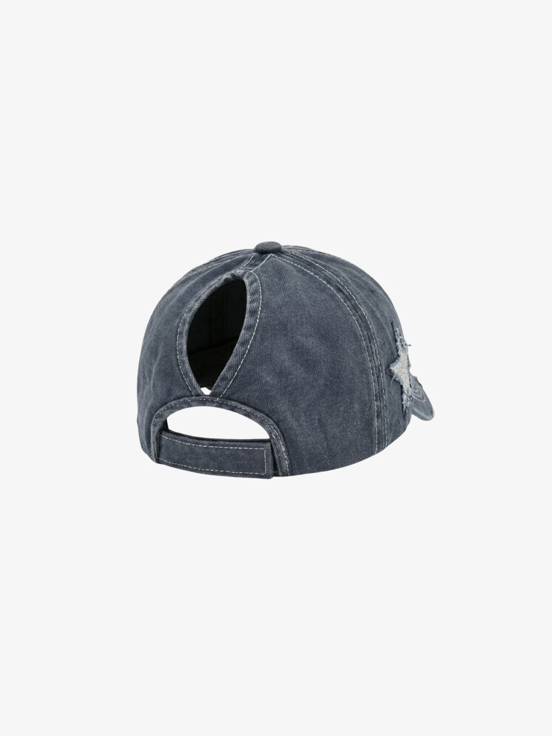 Dark gray adjustable star cap rear view