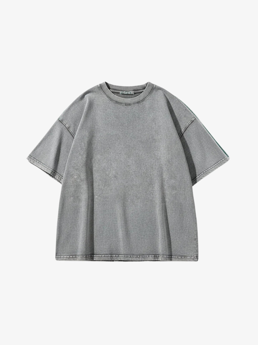 T-shirt Oversize Y2K Washed Axen - flat front Grey colorway
