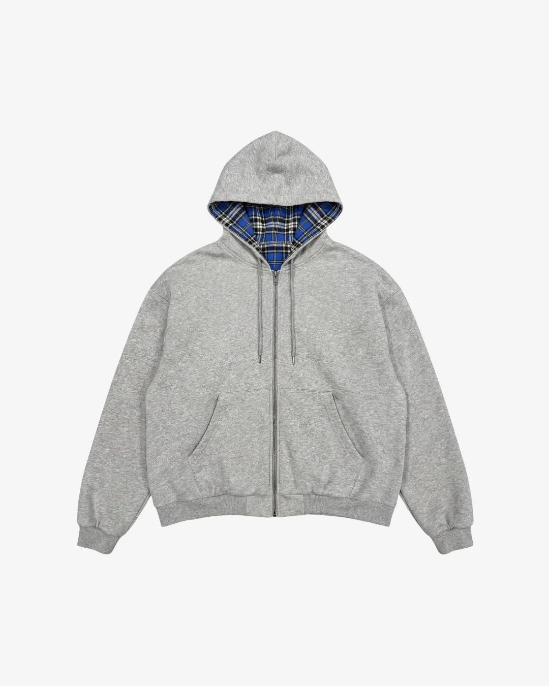 Zip-up hoodie Reversible Winsley — Streetwear Y2K Plaid Oversize 2-in-1 – ALYXEN