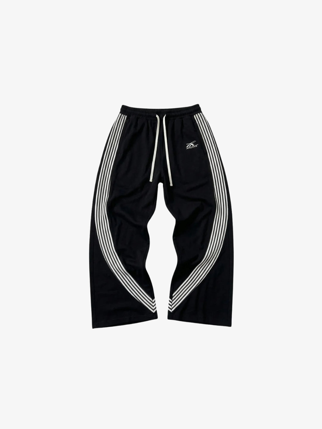 Jogging Archive noir baggy Y2K vue avant