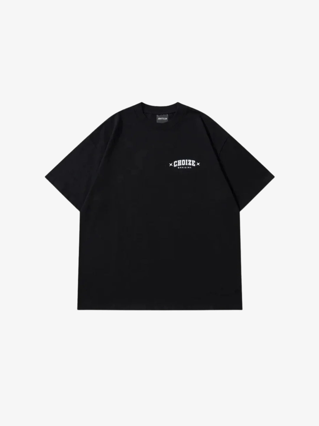 Choize Official schwarzes Grafik-T-Shirt Vorderansicht