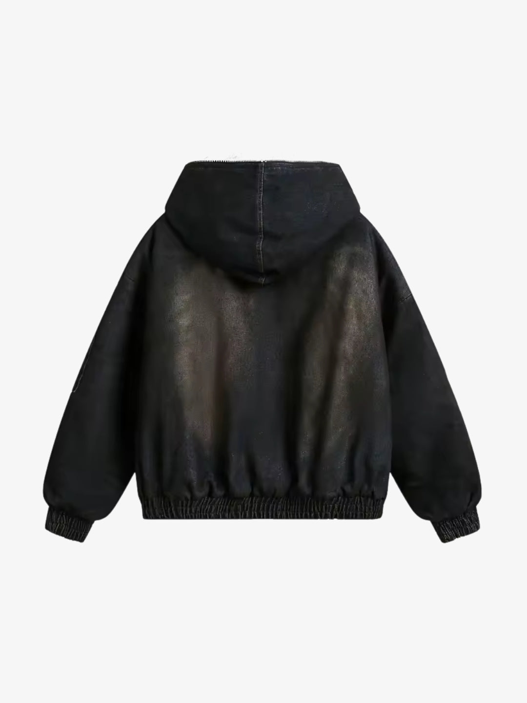 Black Fur-Lined Jacket catalog back view