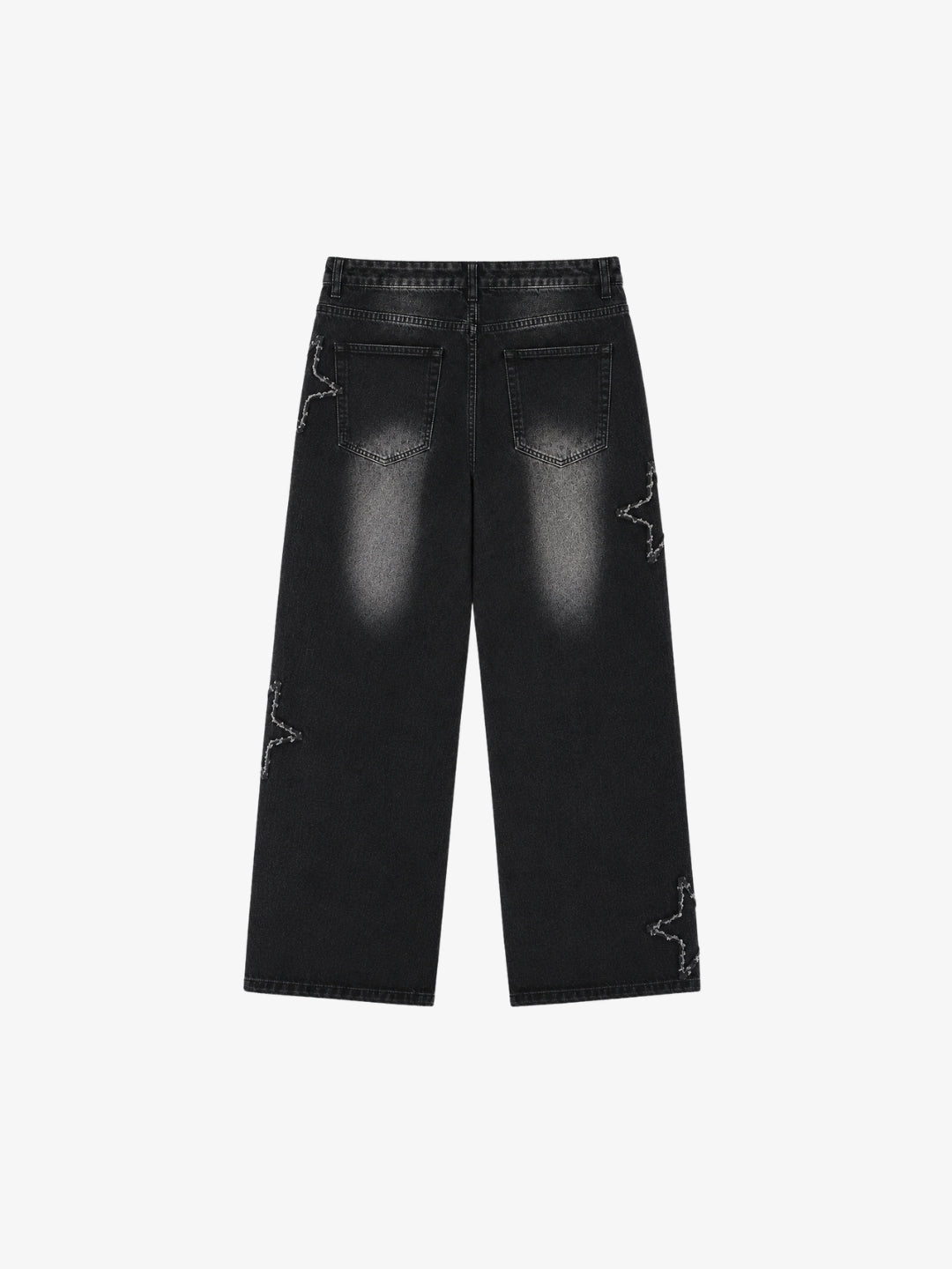Jean étoile noir Y2K vue dos