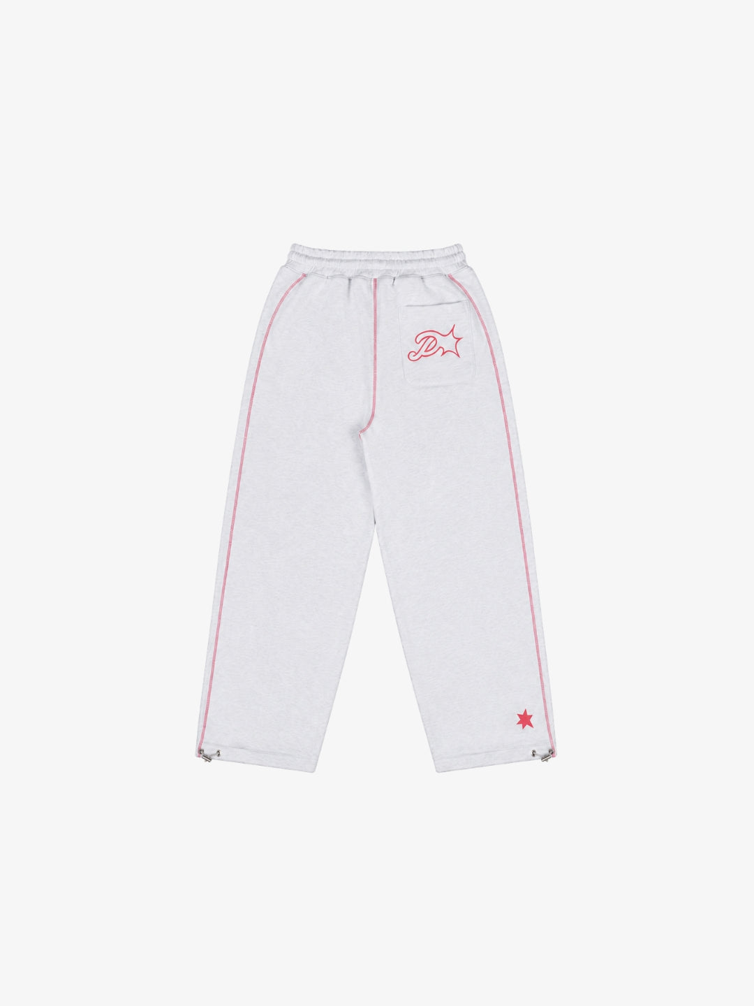 Jogging Protect gris Y2K vue arrière avec étoile rouge