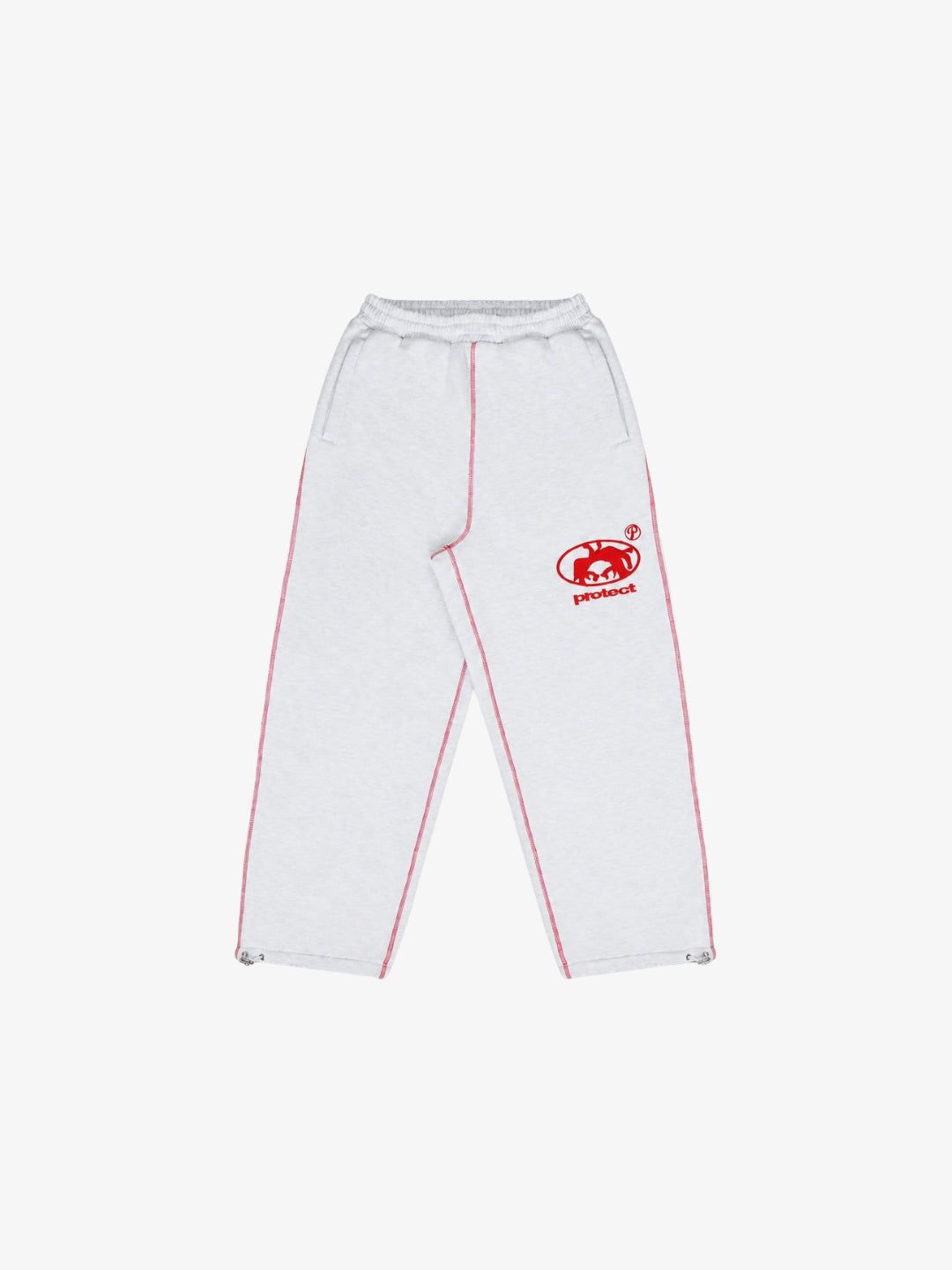Jogging Protect gris chiné baggy Y2K vue avant
