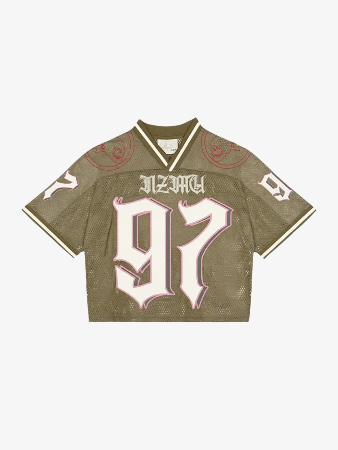 T-shirt Nzyme ALYXEN detail jersey mesh sportcore with finishes contrastedes