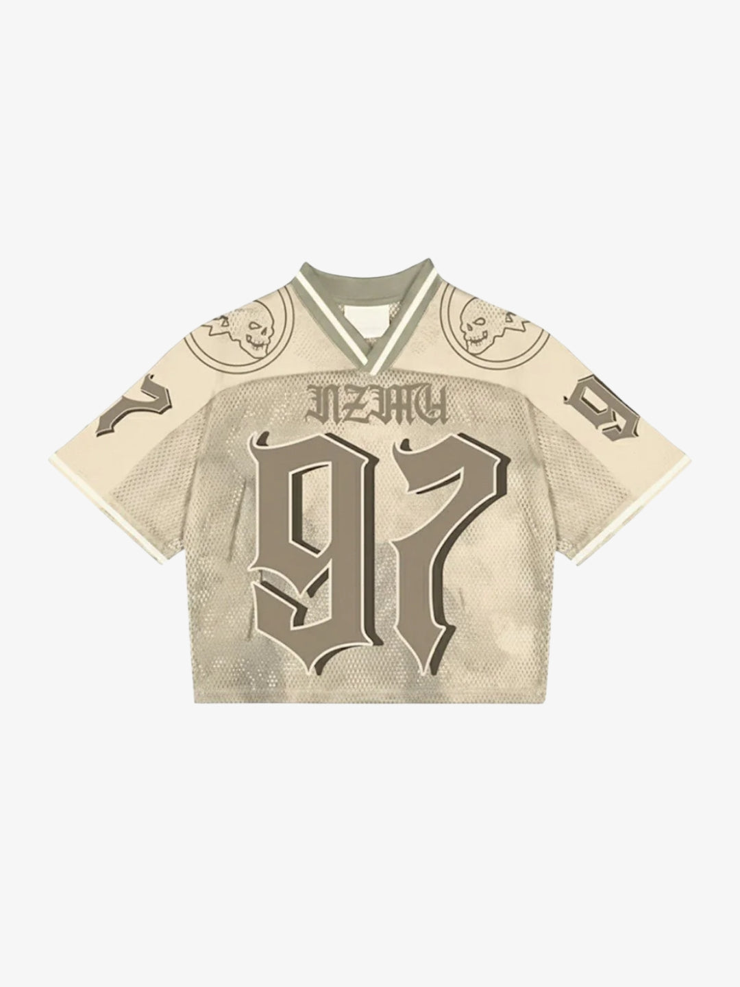 T-shirt Nzyme ALYXEN worn view football jersey style streetwear Y2K