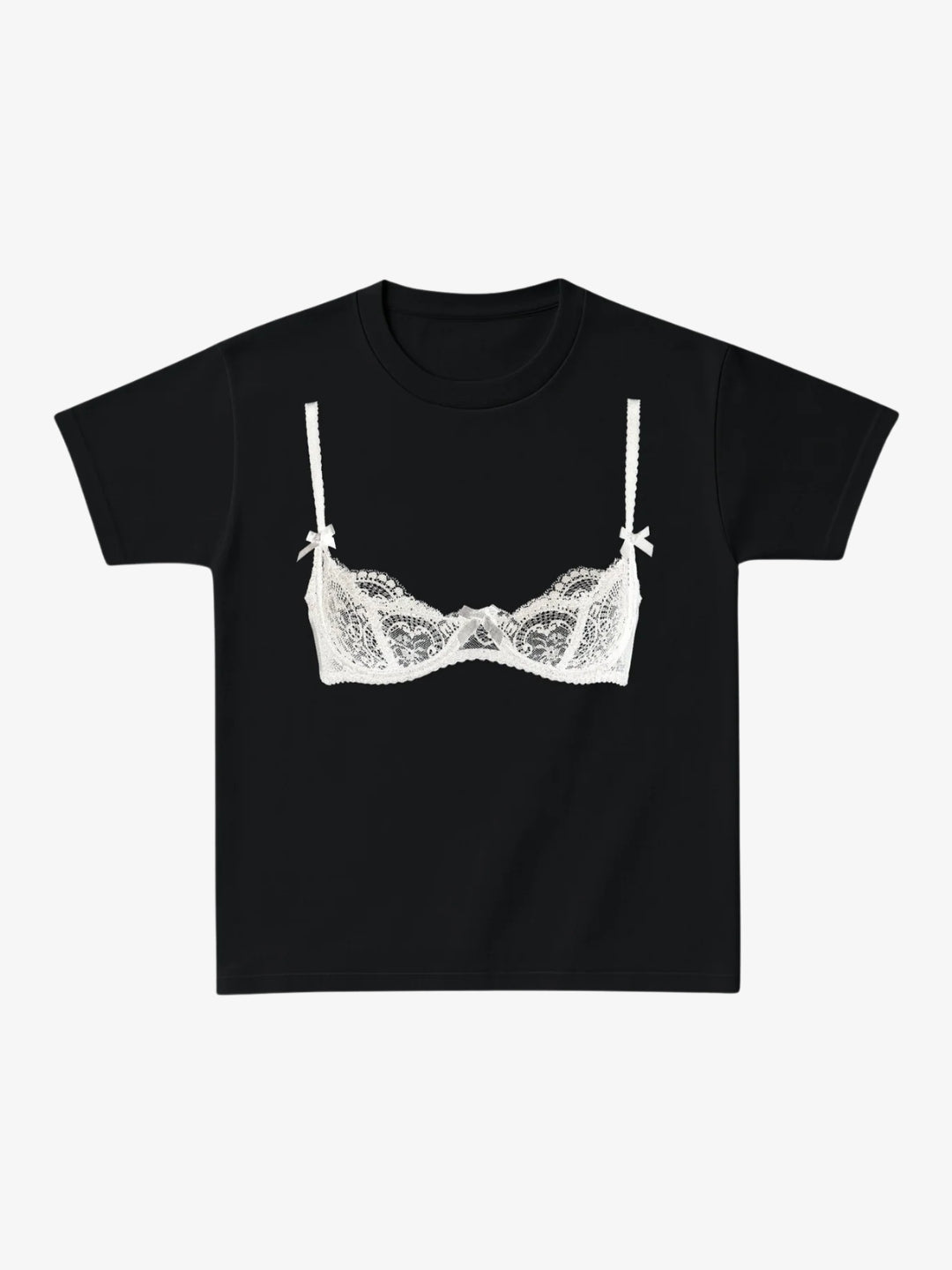 T-shirt Tease ALYXEN white style viral Y2K with print graphic