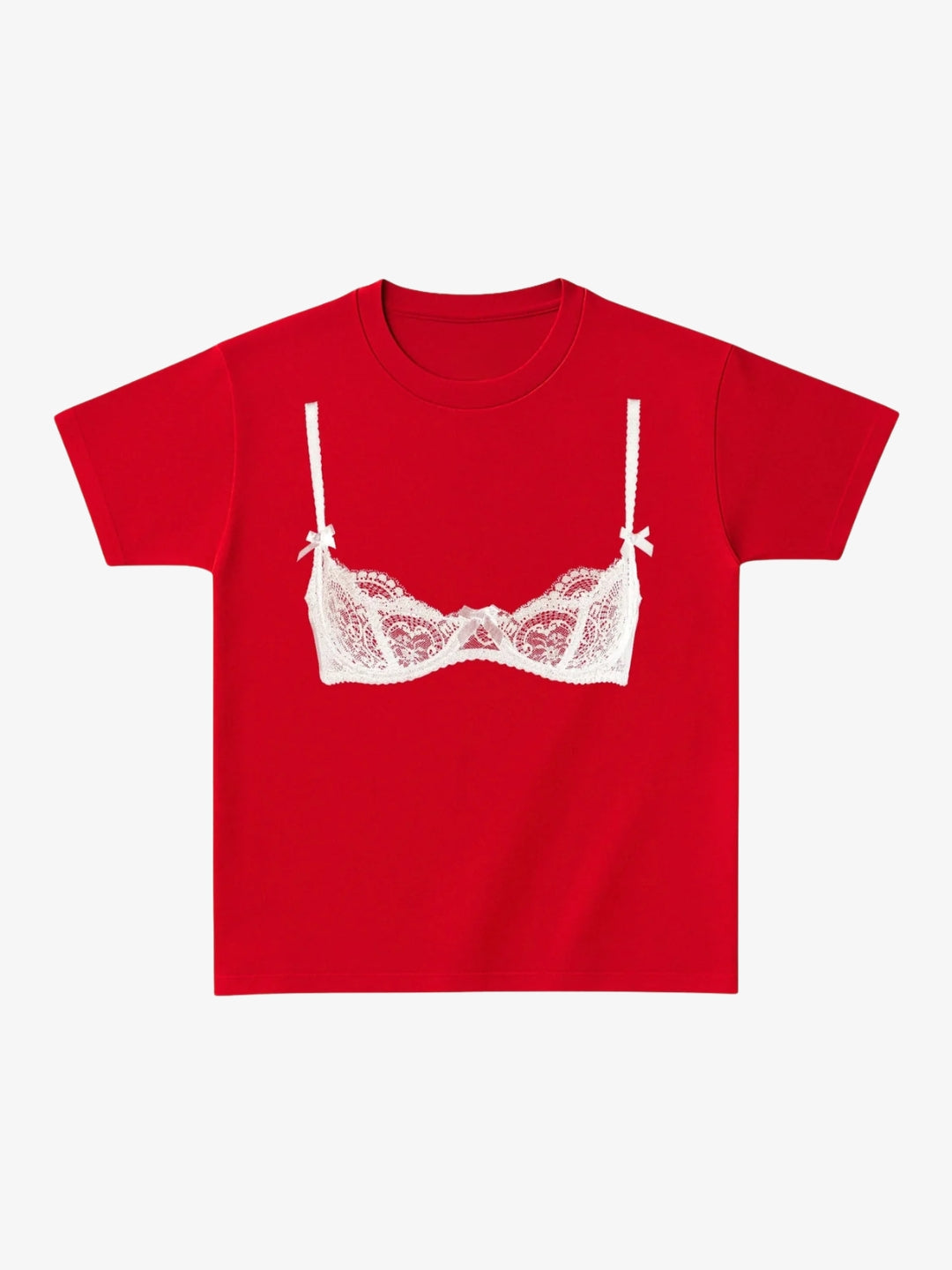 T-shirt Tease ALYXEN white for a streetwear Y2K audacieux