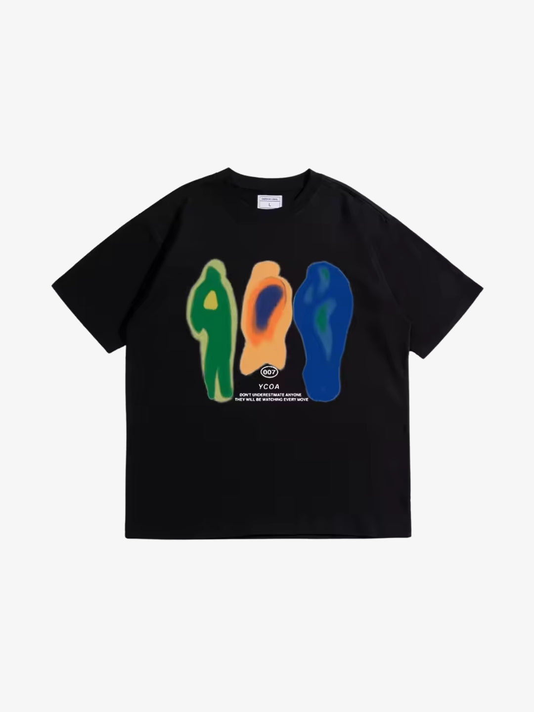 Graphic T-shirt Y2K Thermal Ycoa - flat front Black colorway