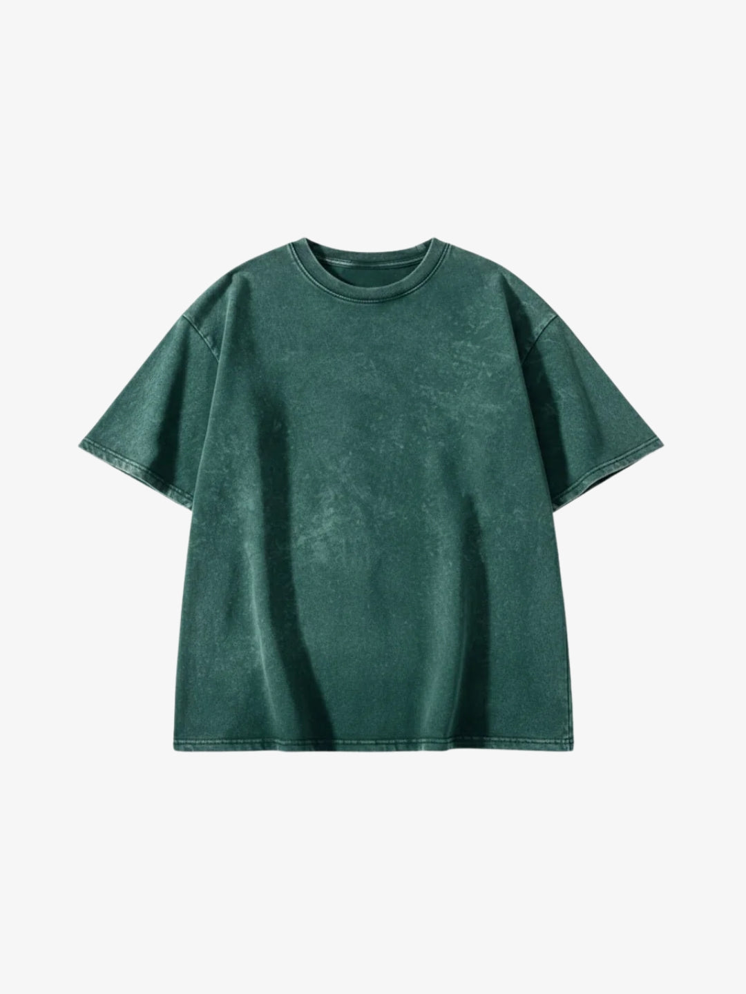 T-shirt Oversize Y2K Washed Axen - flat front coloris Green